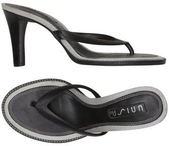 Damen Sandale, schwarz, Gr. EU 35 - Second Hand - Unisa - Modalova