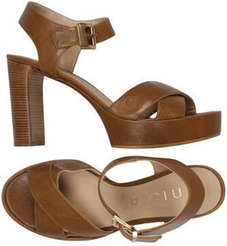 Damen Sandale, braun, Gr. EU 39 - Second Hand - Unisa - Modalova