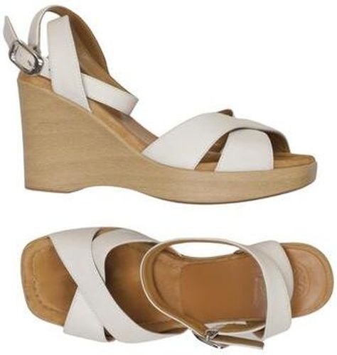 Damen Sandale, weiß, Gr. EU 37 - Second Hand - Unisa - Modalova