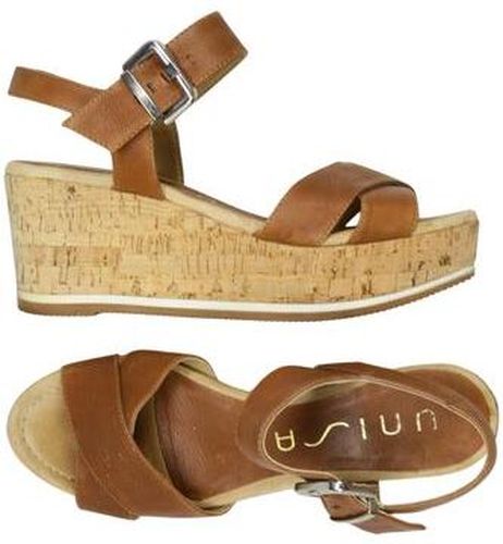 Damen Sandale, braun, Gr. EU 37 - Second Hand - Unisa - Modalova