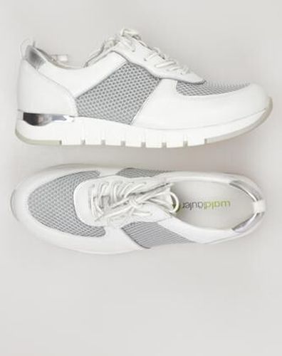 Damen Sneakers, weiß, Gr. EU 37 (UK 4), Leder - Second Hand - Waldläufer - Modalova