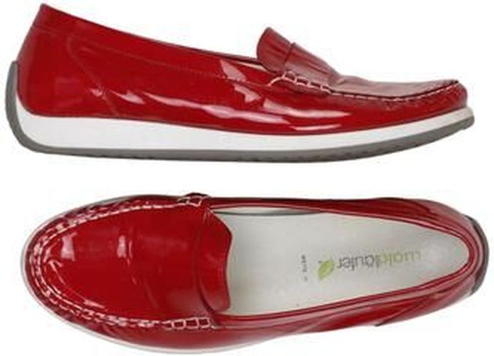 Damen Halbschuh, rot, Gr. EU 38.5 (UK 5.5), Leder - Second Hand - Waldläufer - Modalova