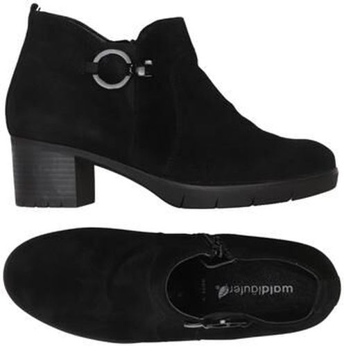 Damen Stiefelette, schwarz, Gr. EU 37, Leder - Second Hand - Waldläufer - Modalova