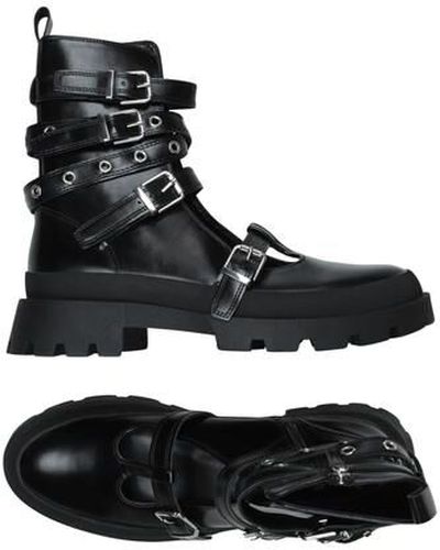 Damen Stiefel, schwarz, Gr. EU 42 - Second Hand - Zara - Modalova