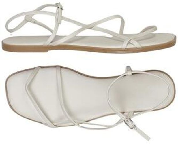 Damen Sandale, weiß, Gr. EU 39, Leder - Second Hand - Zign - Modalova