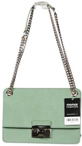 Damen Handtasche, grün, Leder - Second Hand - Furla - Modalova