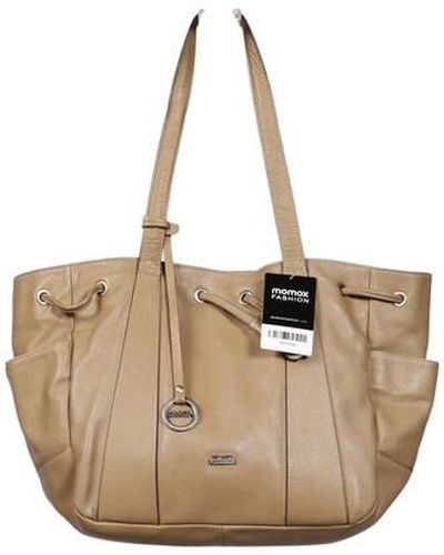 Damen Handtasche, beige, Leder - Second Hand - Picard - Modalova