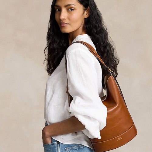 Leather Medium Bellport Bucket Bag - Polo Ralph Lauren - Modalova