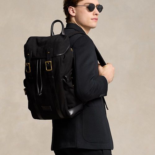 Leather-Trim Canvas Backpack - Polo Ralph Lauren - Modalova
