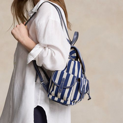 Striped Twill Medium Backpack - Polo Ralph Lauren - Modalova