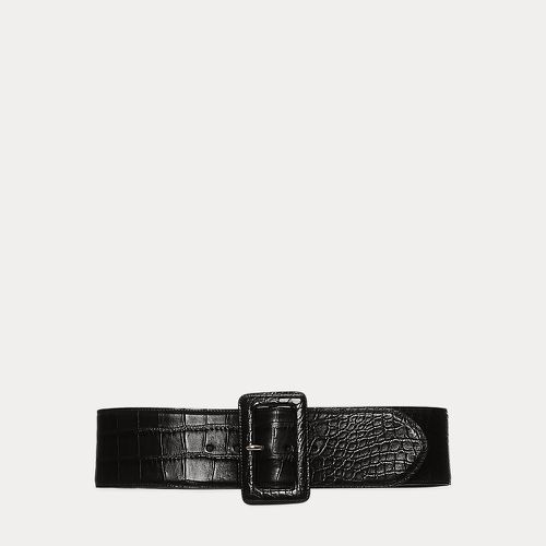 Alligator Trench-Buckle Belt - Collection - Modalova