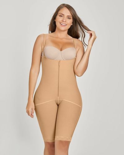 Faja body pecho libre de control fuerte luce hasta 2 cm menos - Leonisa - Modalova