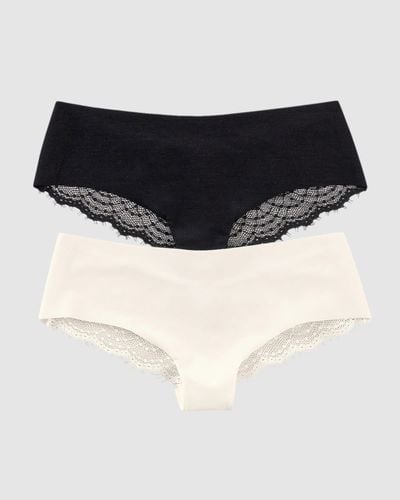 Pack Cheeky Lace Knickers - Leonisa - Modalova