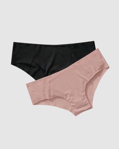 Pack Seamless Hipster knickers with Decorative Contrast Stitching - Leonisa - Modalova