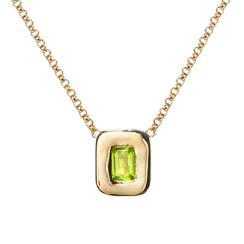 Peridot Nugget Necklace - Ali Grace Jewelry - Modalova