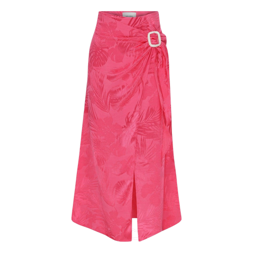 Maia Wrap Skirt In Fushia - Nazli Ceren - Modalova