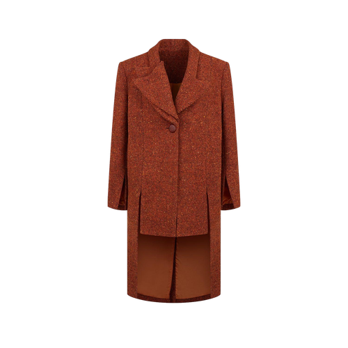 Undone Tailored Coat (orange) - AMA the Label - Modalova