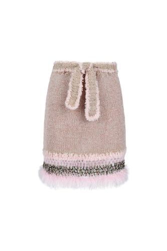 Rococo Baby Handmade Knit Midi Skirt - ANDREEVA - Modalova