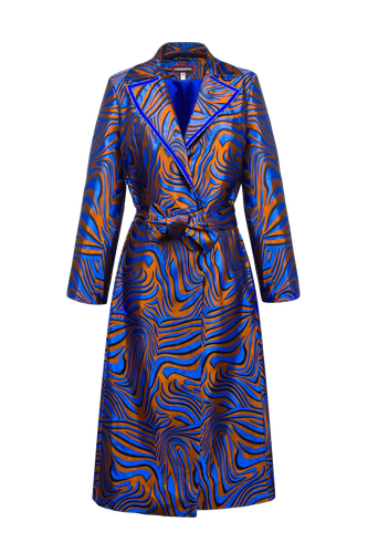 Blue Marilyn Coat №23 - ANDREEVA - Modalova