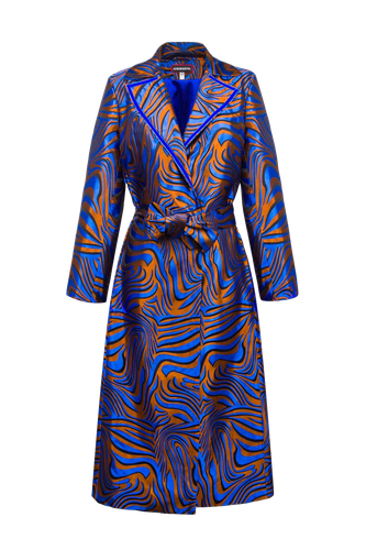 Blue Marilyn Coat № 23 - ANDREEVA - Modalova
