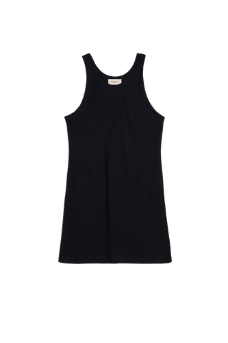 Ribbed Pregnancy Tank (Black//Grey Melange) - Ilouity - Modalova