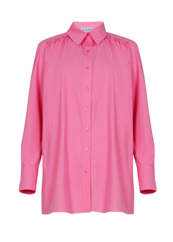 Pink Oversize Shirt - F.ILKK - Modalova
