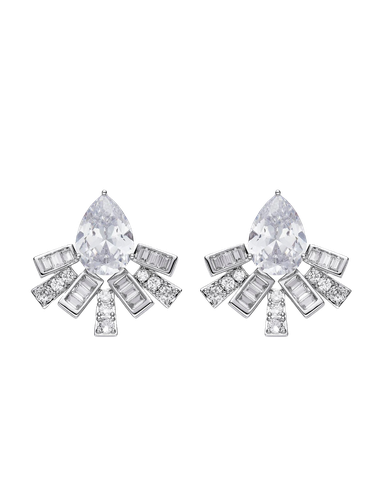 Keira Earrings (White) - Nana Jacqueline - Modalova