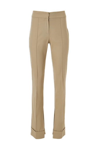 High rise trousers in beige - Lita Couture - Modalova