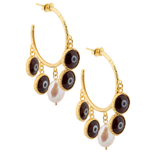 Noemi Earrings Chocolate - Christie Nicolaides - Modalova