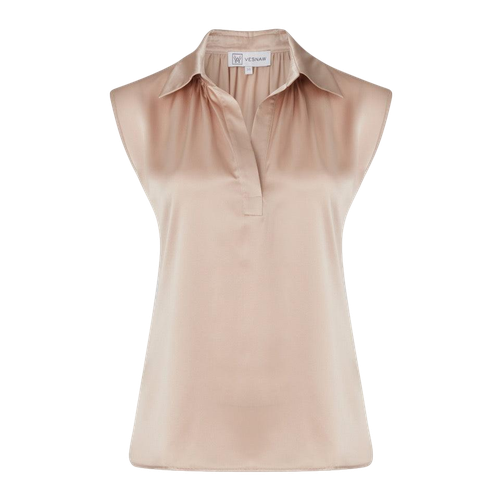 Blouse Lucia Gold Silk - Vesna W - Modalova