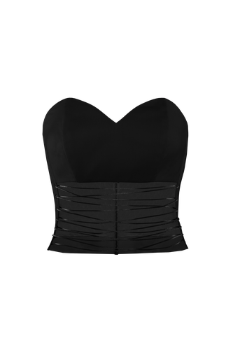 Lace-Up Corset Top - Vestiaire d'un Oiseau Libre - Modalova