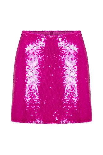 Marde Sequin Mini Skirt in Sugar Swizzle - Nazli Ceren - Modalova