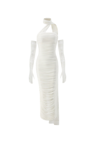Gia Dress (White) - Nana Jacqueline - Modalova