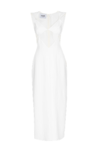 DEMETRA Long White Dress - MAET - Modalova