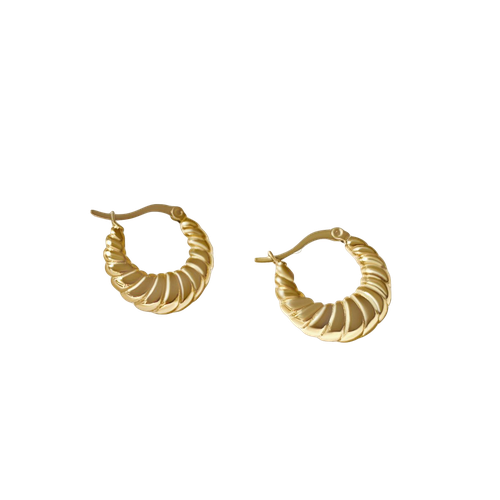 Croissant Hoop Earrings - Anisa Sojka - Modalova