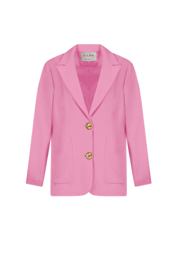 Pink Oversize Blazer - F.ILKK - Modalova