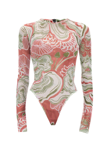 ELLE ABSTRACT MUSHROOM BODYSUIT - Andrea Iyamah - Modalova