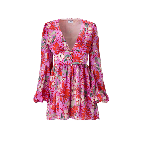 Floral-print jumpsuit - Lita Couture - Modalova