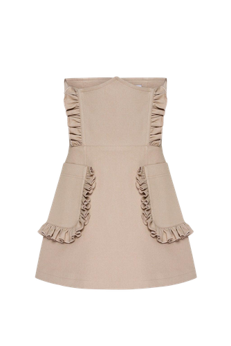 Beige Corset Skirt - Guranda - Modalova