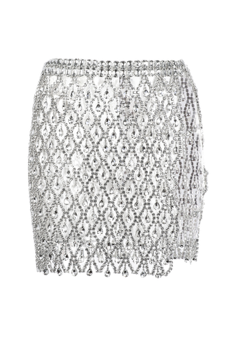 Crystal Skirt Silver - Santa Brands - Modalova