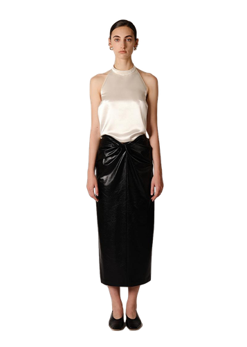 Victor Leather Skirt - Meadela - Modalova
