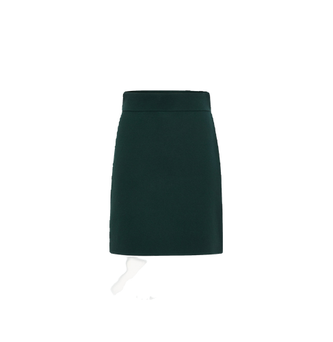 COTTON AND CASHMERE A-LINE SKIRT - CRUSH Collection - Modalova
