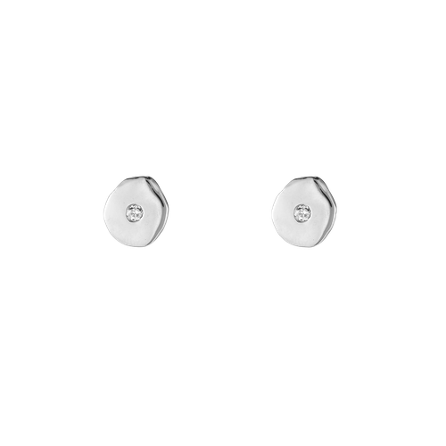 Sterling & Diamond Stud Earrings - Ali Grace Jewelry - Modalova