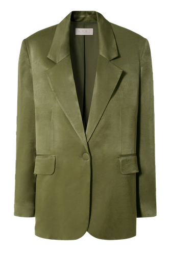 Blazer Bellamy Satin Olive Branch - AGGI by HALEWSKI - Modalova