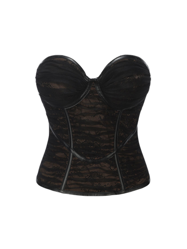 Cara Bustier Top (black) - Nana Jacqueline - Modalova