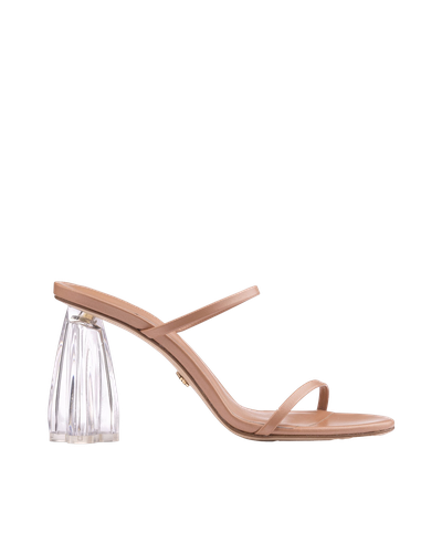 Fiorellini Glass Heel 95 Tan - ATANA - Modalova