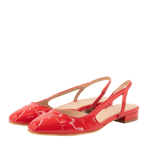 LUISA RED PATENT BALLERINAS - Toral - Modalova