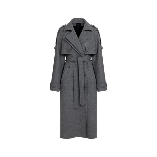 Yoko Wool Coat in gray - Wiktoria Frankowska - Modalova