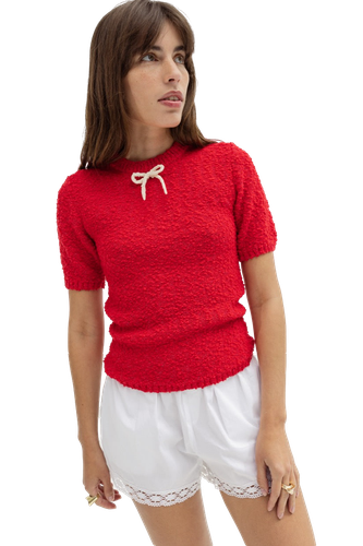 Kawai short sleeve sweater - Musier Paris - Modalova