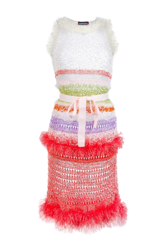 Merlyn Handmade Knit Dress - ANDREEVA - Modalova